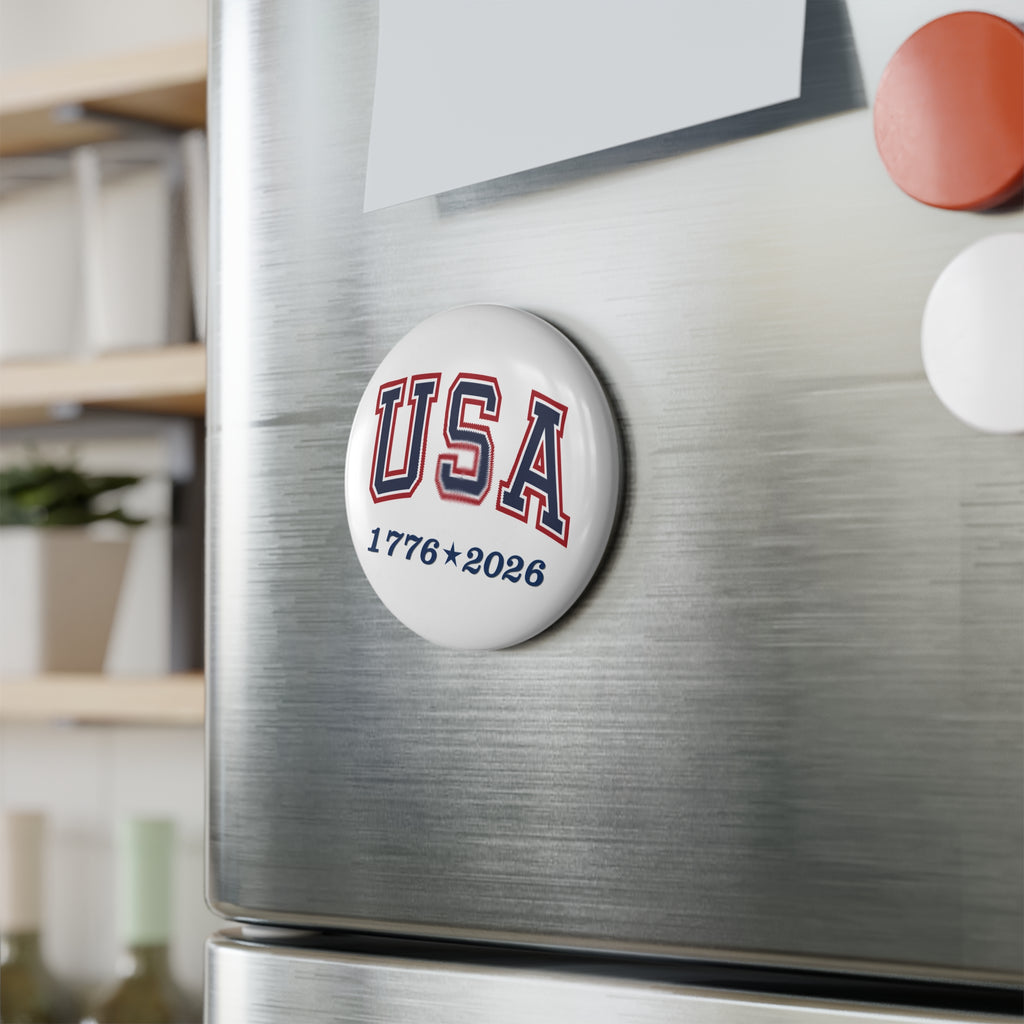 USA Button Magnet