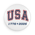 USA Button Magnet